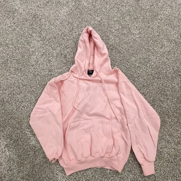 Woman's Pink St. Maarten Hoodie - Picture 1 of 5